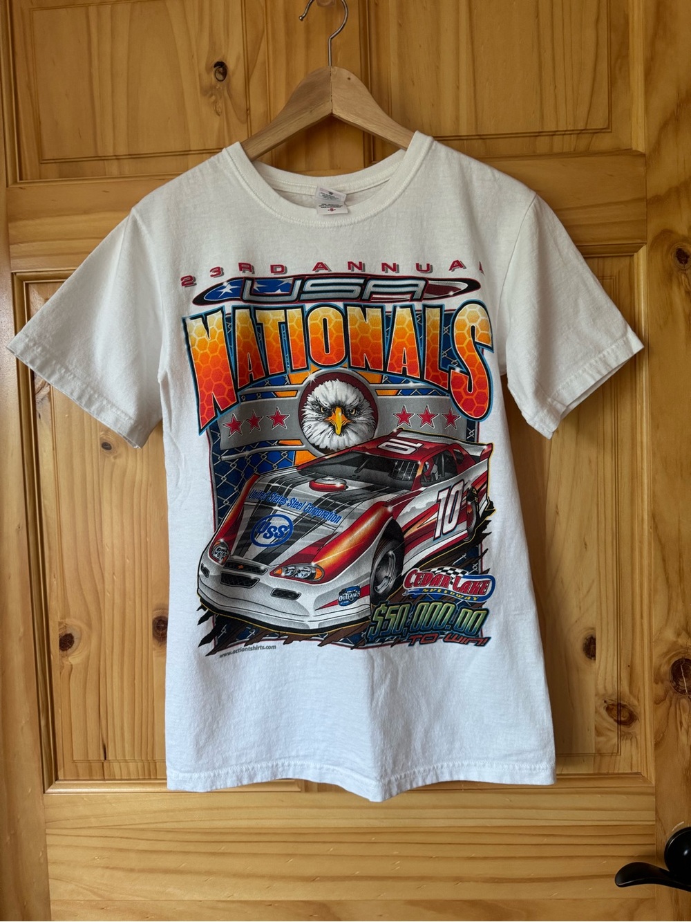 Vintage 23rd Annual USA Nationals drag racing T-shirt size small
